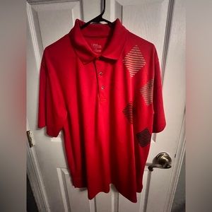 Men golf polo PGA tour large like new